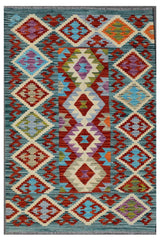 Hand-woven Afghan Kilim, 98  x 150 cm