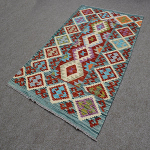 Hand-woven Afghan Kilim, 98  x 150 cm