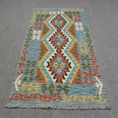 Hand-woven Afghan Kilim,  98  x 151 cm