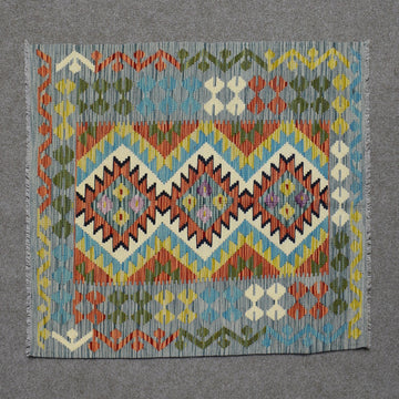 Hand-woven Afghan Kilim,  98  x 151 cm