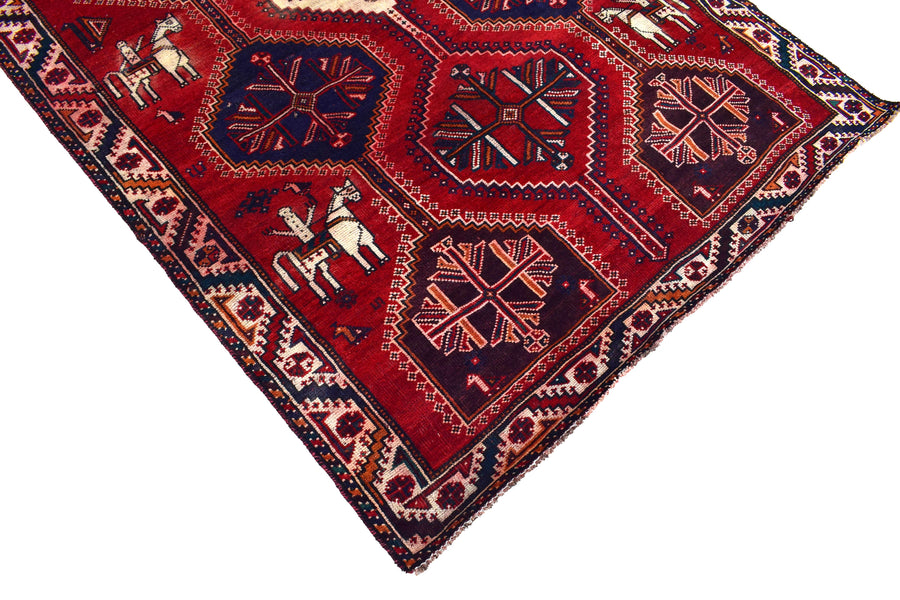 Shiraz Persian Rug, 157 x 238 cm