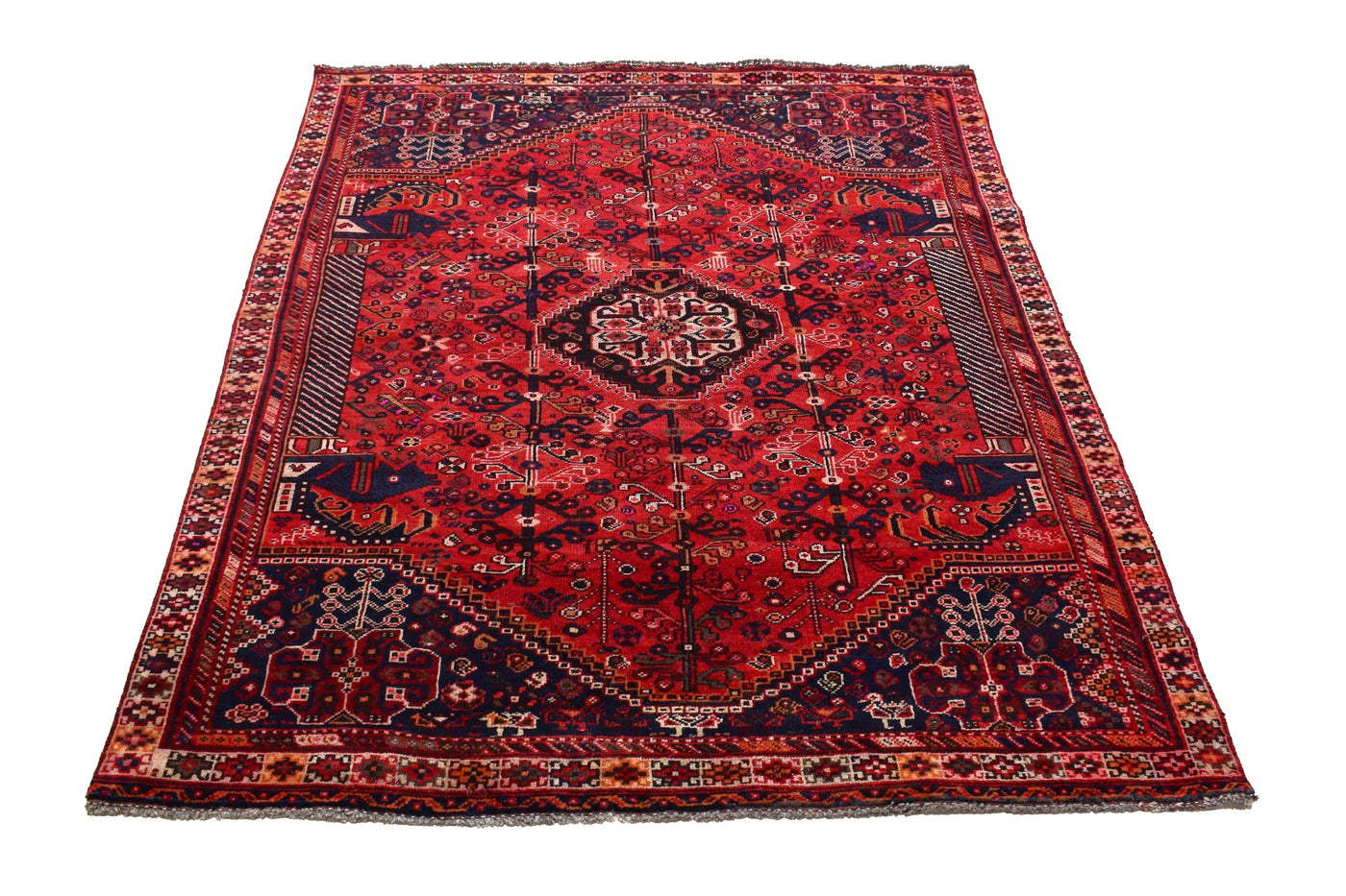 Vintage Shiraz Persian Rug – Coal Drift