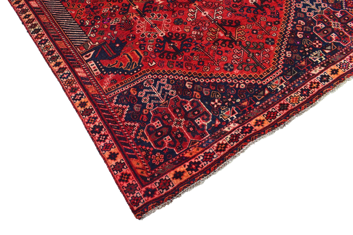 Vintage Shiraz Persian Rug – Coal Drift