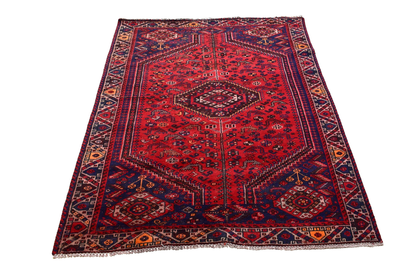 Vintage Shiraz Persian Rug – Eclipse Matrix