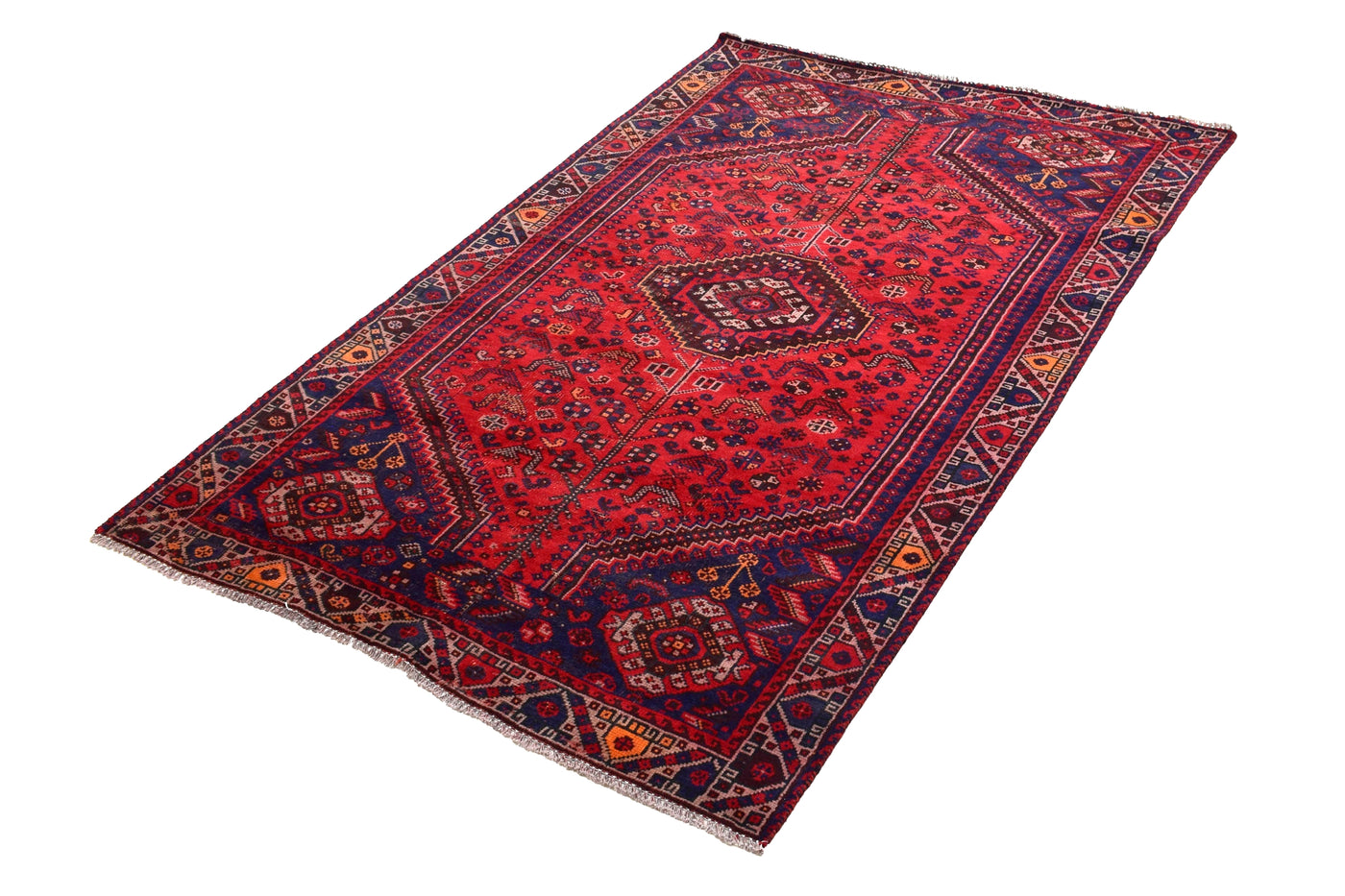 Vintage Shiraz Persian Rug – Eclipse Matrix