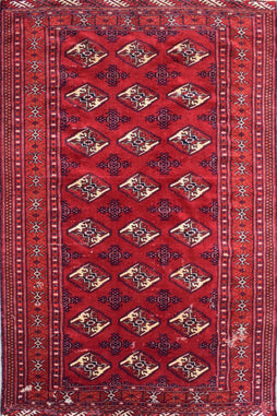 Hand Knotted Vintage Persian Shiraz Rug, 120 x 168 cm
