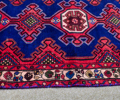 Hand Knotted Vintage Persian Shiraz Runner 98 x 284 cm
