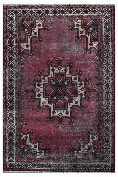 Hand Knotted Vintage Persian Shiraz Rug, 120 x 190 cm