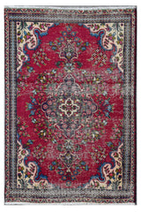 Hand Knotted Vintage Persian Shiraz Rug, 96 x 145 cm