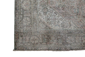 DISTRESSED Vintage Persian Rug, 198 x 285 cm