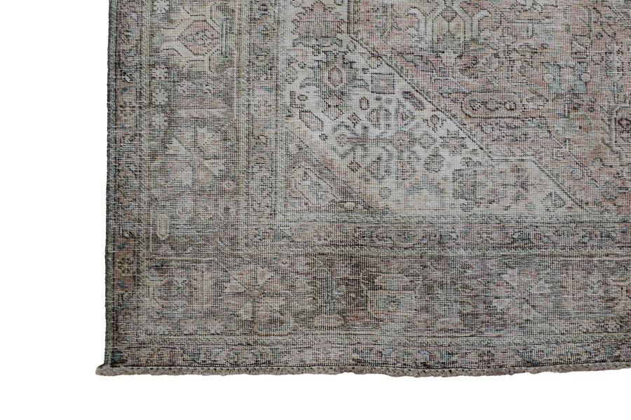 DISTRESSED Vintage Persian Rug, 198 x 285 cm