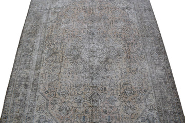 DISTRESSED Vintage Persian Rug, 197 x 282 cm