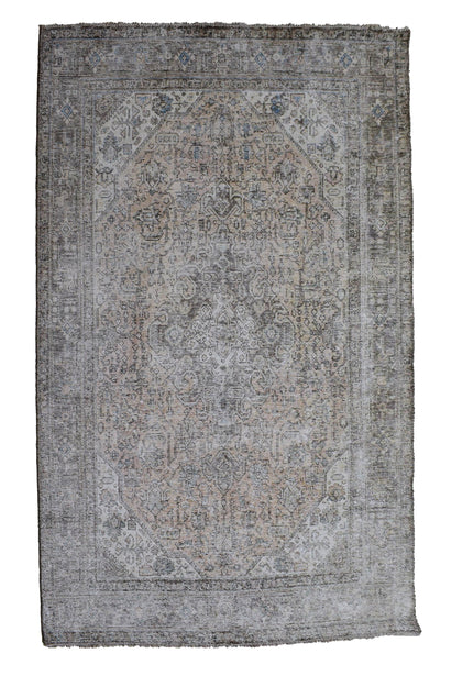 DISTRESSED Vintage Persian Rug, 197 x 282 cm