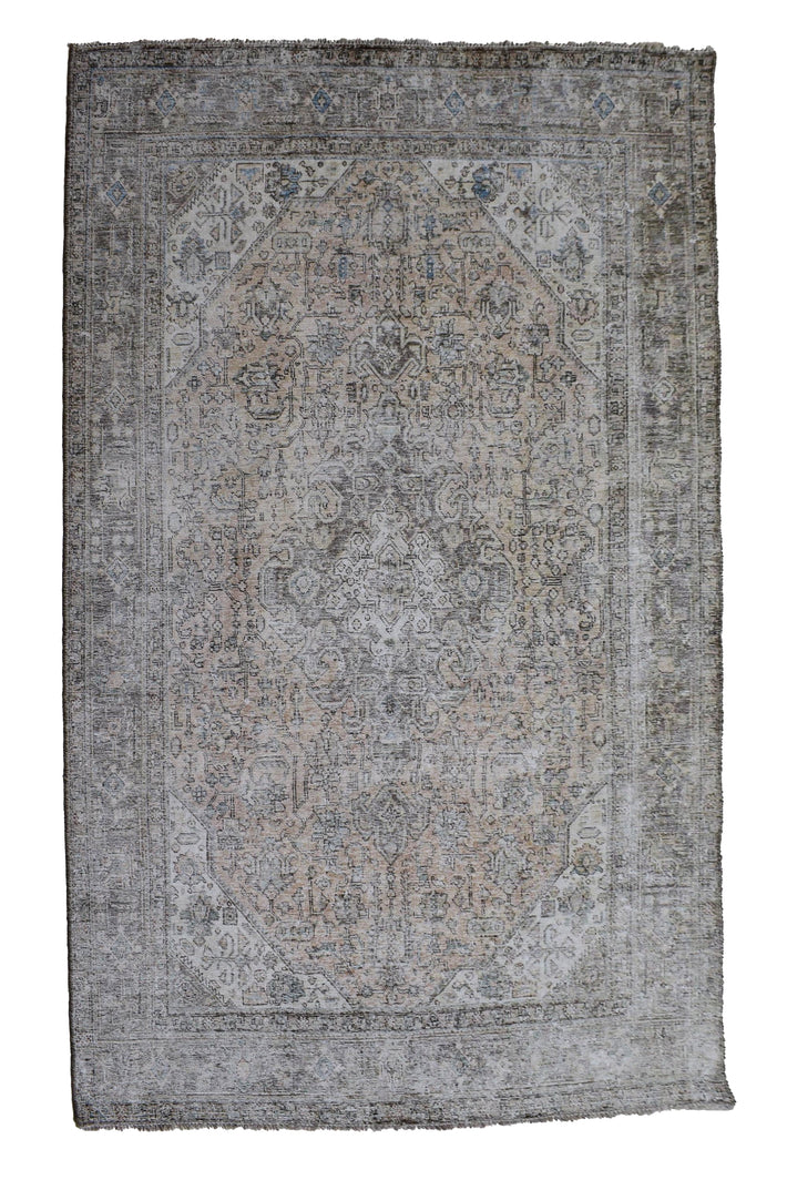 DISTRESSED Vintage Persian Rug, 197 x 282 cm