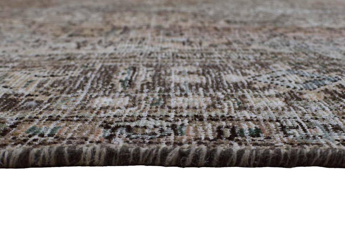 Vintage Distressed Persian Rug – Sand Aura