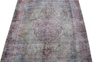 DISTRESSED Vintage Persian Rug, 201 x 292 cm