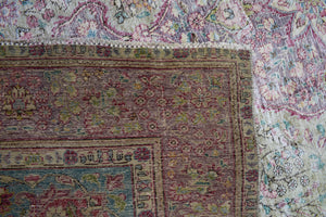 DISTRESSED Vintage Persian Rug, 201 x 292 cm