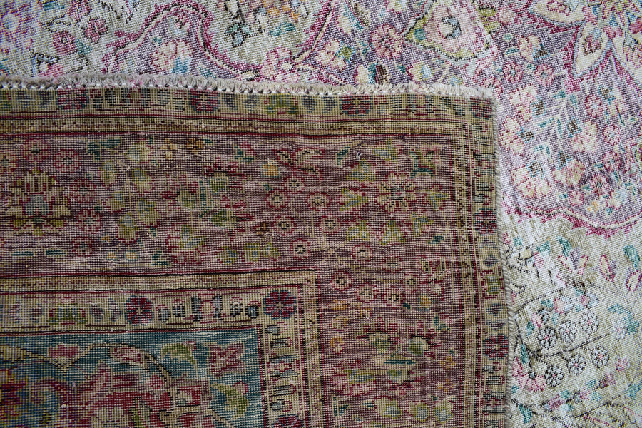 DISTRESSED Vintage Persian Rug, 201 x 292 cm