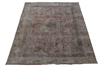 DISTRESSED Vintage Persian Rug, 183 x 282 cm