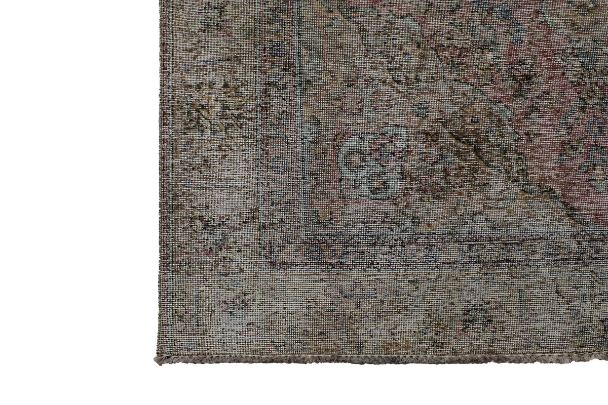 Vintage Distressed Persian Rug – Oatmeal Haze