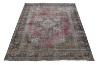 DISTRESSED Vintage Persian Rug, 203 x 283 cm