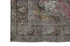 DISTRESSED Vintage Persian Rug, 203 x 283 cm