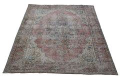DISTRESSED Vintage Persian Rug, 198 x 288 cm
