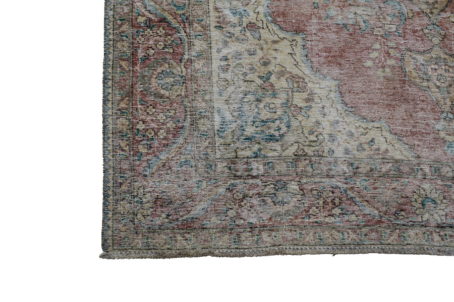 DISTRESSED Vintage Persian Rug, 198 x 288 cm