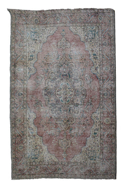 DISTRESSED Vintage Persian Rug, 198 x 288 cm