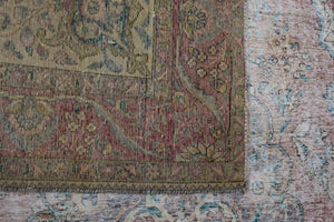 DISTRESSED Vintage Persian Rug, 198 x 288 cm