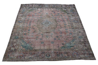 DISTRESSED Vintage Persian Rug, 198 x 282 cm