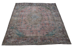 DISTRESSED Vintage Persian Rug, 198 x 282 cm (Clearance)