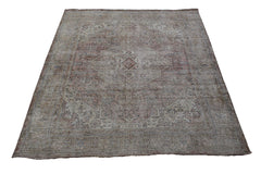 DISTRESSED Vintage Persian Rug, 195 x 277 cm