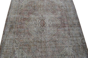 DISTRESSED Vintage Persian Rug, 195 x 277 cm