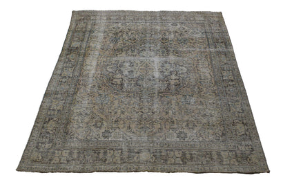 DISTRESSED Vintage Persian Rug, 190 x 266 cm