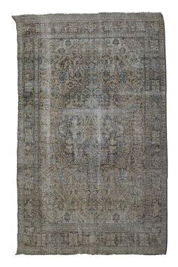 DISTRESSED Vintage Persian Rug, 190 x 266 cm