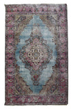 DISTRESSED Vintage Persian Rug, 203 x 292 cm
