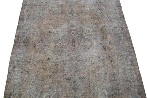DISTRESSED Vintage Persian Rug, 192 x 277 cm