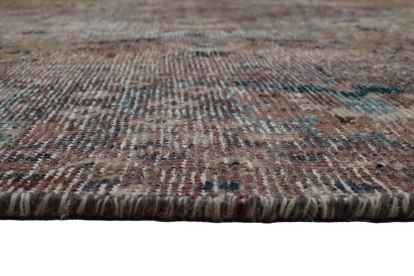Vintage Distressed Persian Rug – Mist Mirage