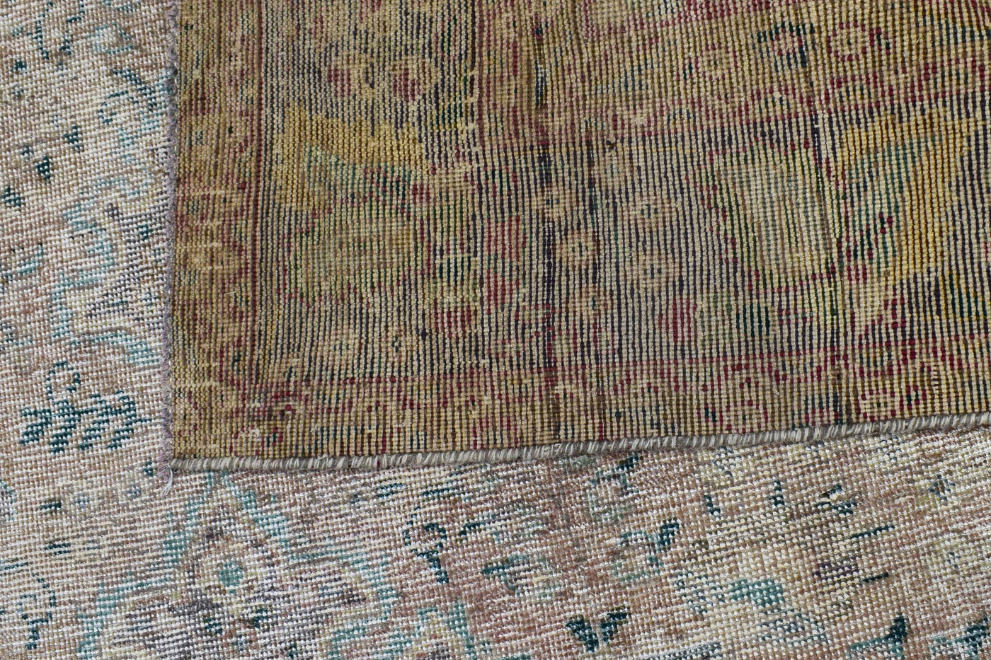 Vintage Distressed Persian Rug – Mist Mirage