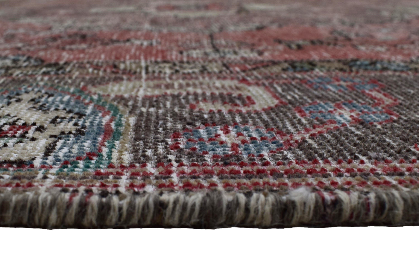 Vintage Distressed Persian Rug – Sand Mist
