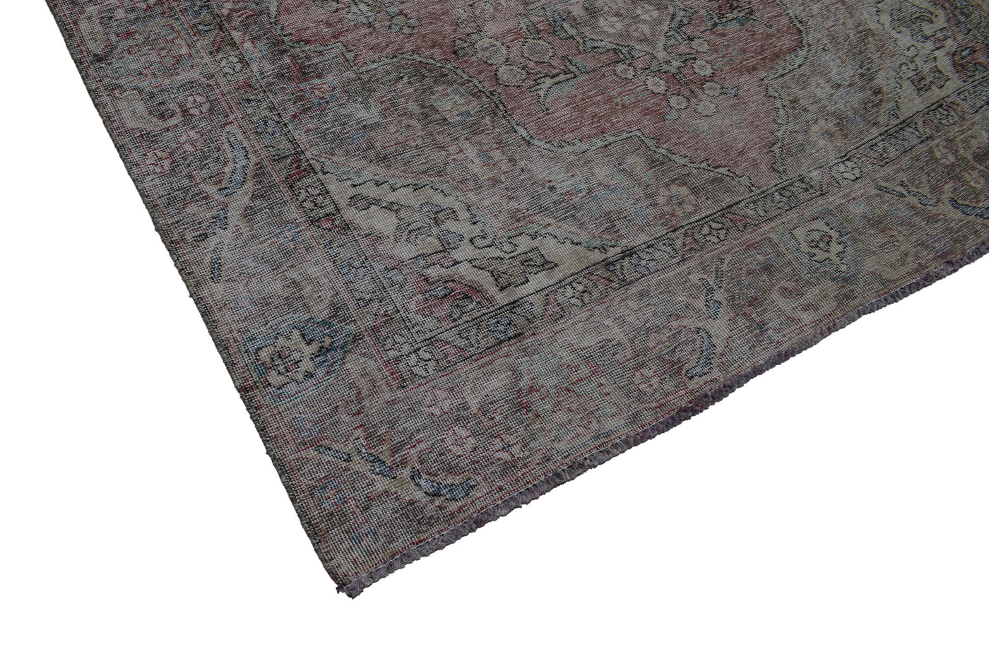 Vintage Distressed Persian Rug – Sand Mist