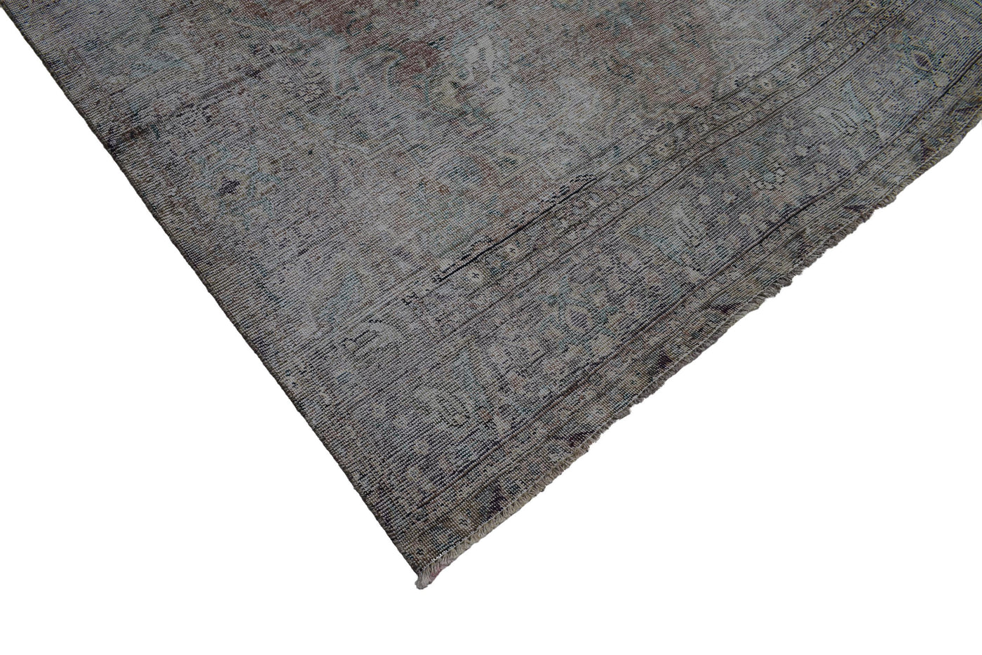 Vintage Distressed Persian Rug – Sand Echo