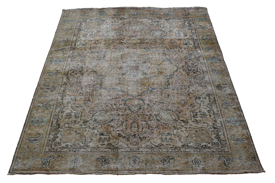 DISTRESSED Vintage Persian Rug, 195 x 282 cm