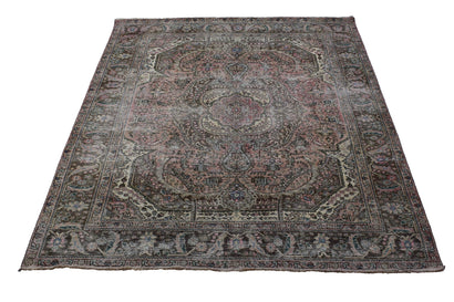 DISTRESSED Vintage Persian Rug, 197 x 280 cm