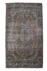 DISTRESSED Vintage Persian Rug, 197 x 280 cm