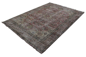 DISTRESSED Vintage Persian Rug, 192 x 280 cm