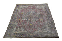 DISTRESSED Vintage Persian Rug, 195 x 275 cm