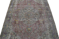 DISTRESSED Vintage Persian Rug, 195 x 275 cm