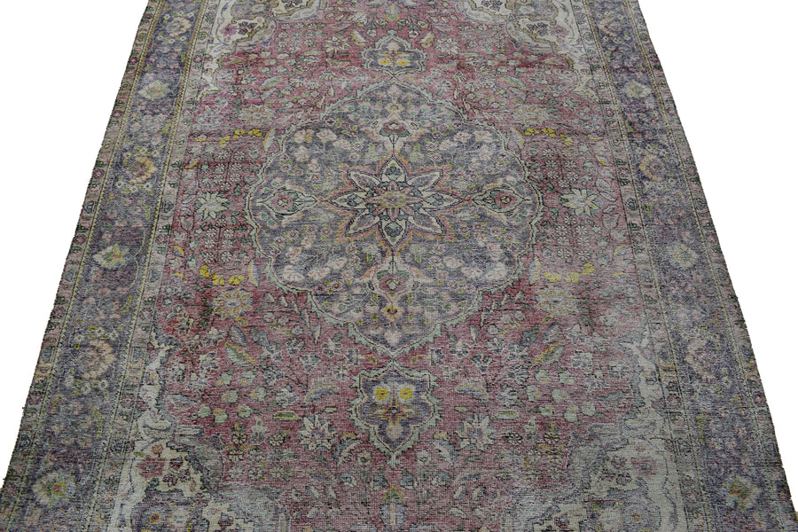 DISTRESSED Vintage Persian Rug, 195 x 275 cm